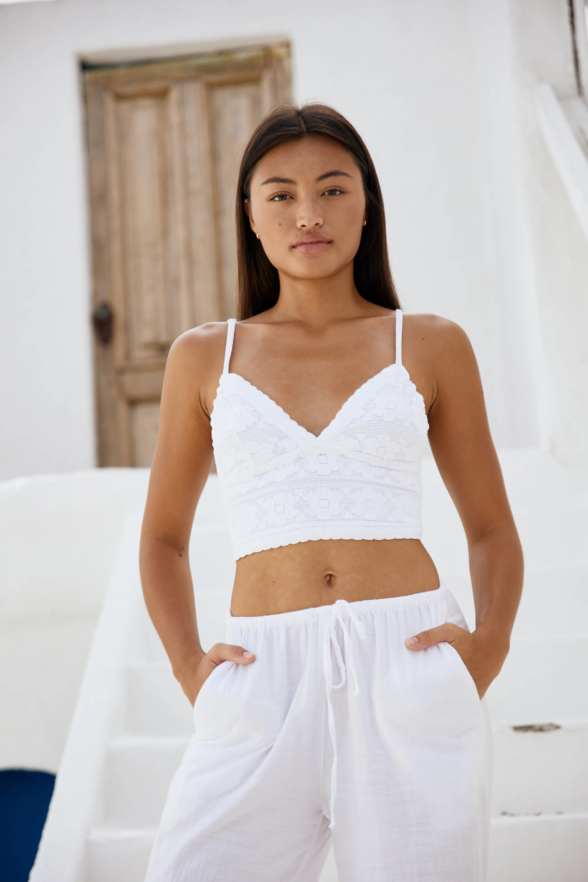 Blanco By Nature Sasha Top White Hot